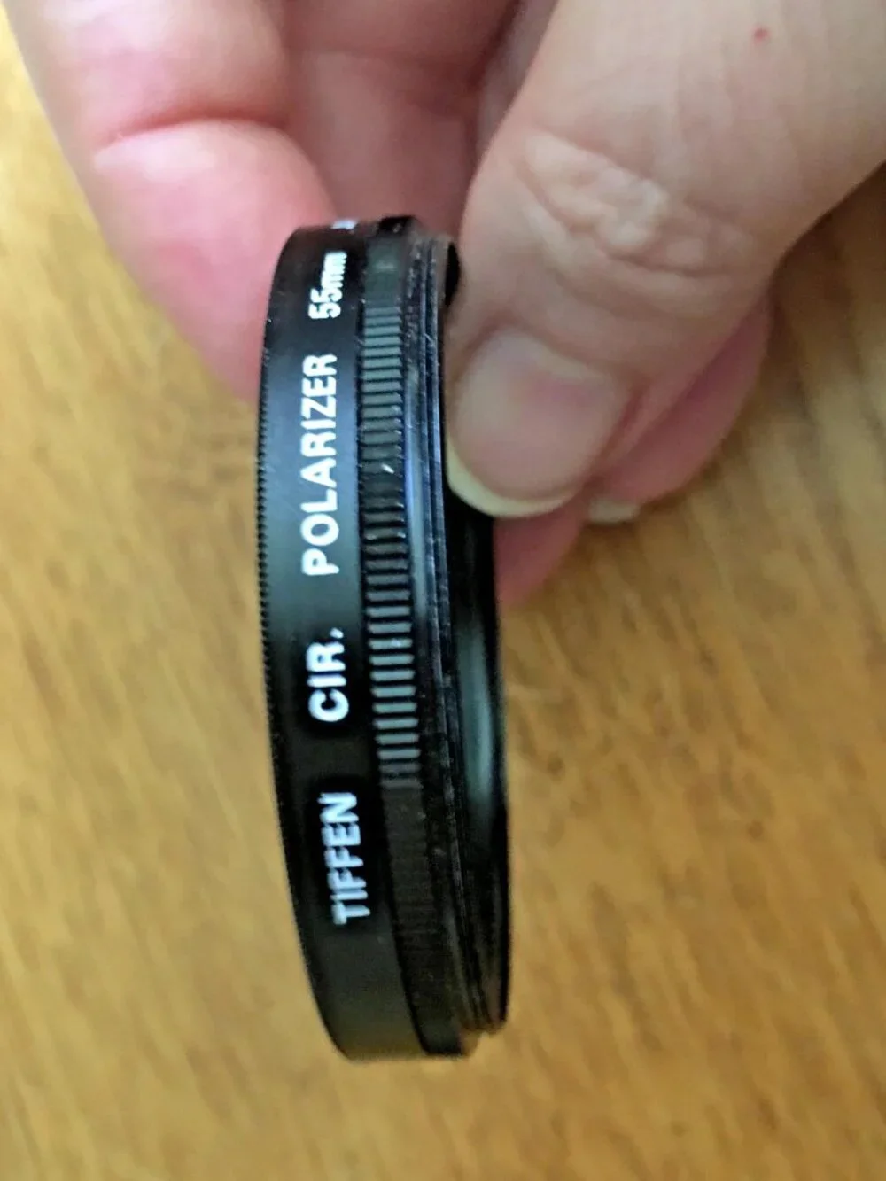TIFFEN Circular 55mm Polarizer Filter Japan PL Linear Wide Angle Slim